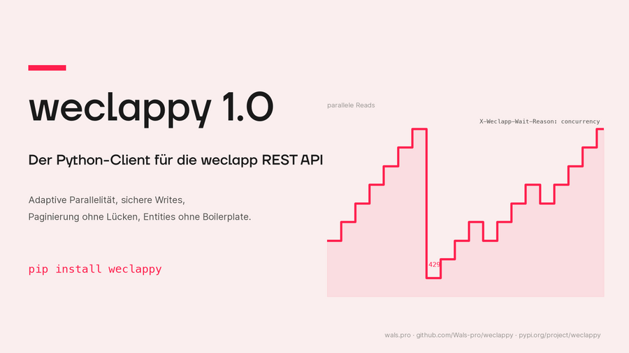 weclappy 1.0: Der Python-Client, der die weclapp-API wirklich versteht