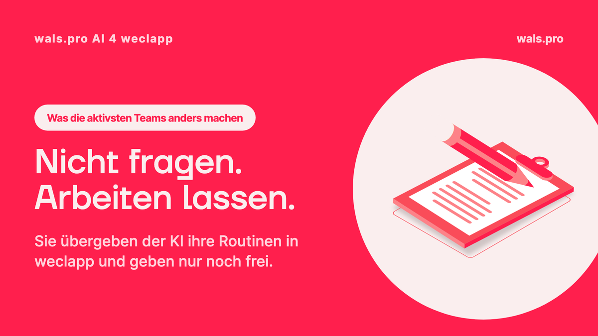 Nicht fragen, arbeiten lassen: Was die aktivsten Teams mit KI in weclapp anders machen