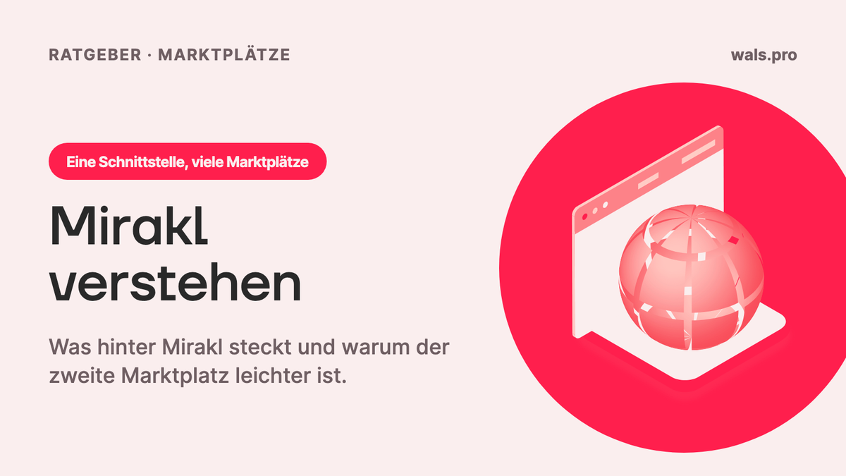 Mirakl verstehen: Warum Decathlon, MediaMarkt und Shop Apotheke dieselbe Schnittstelle haben