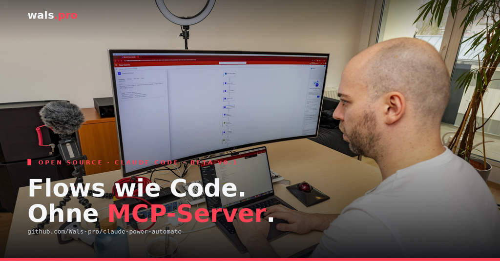 Power Automate wie Code – und warum nicht jede Automatisierung einen MCP-Server braucht
