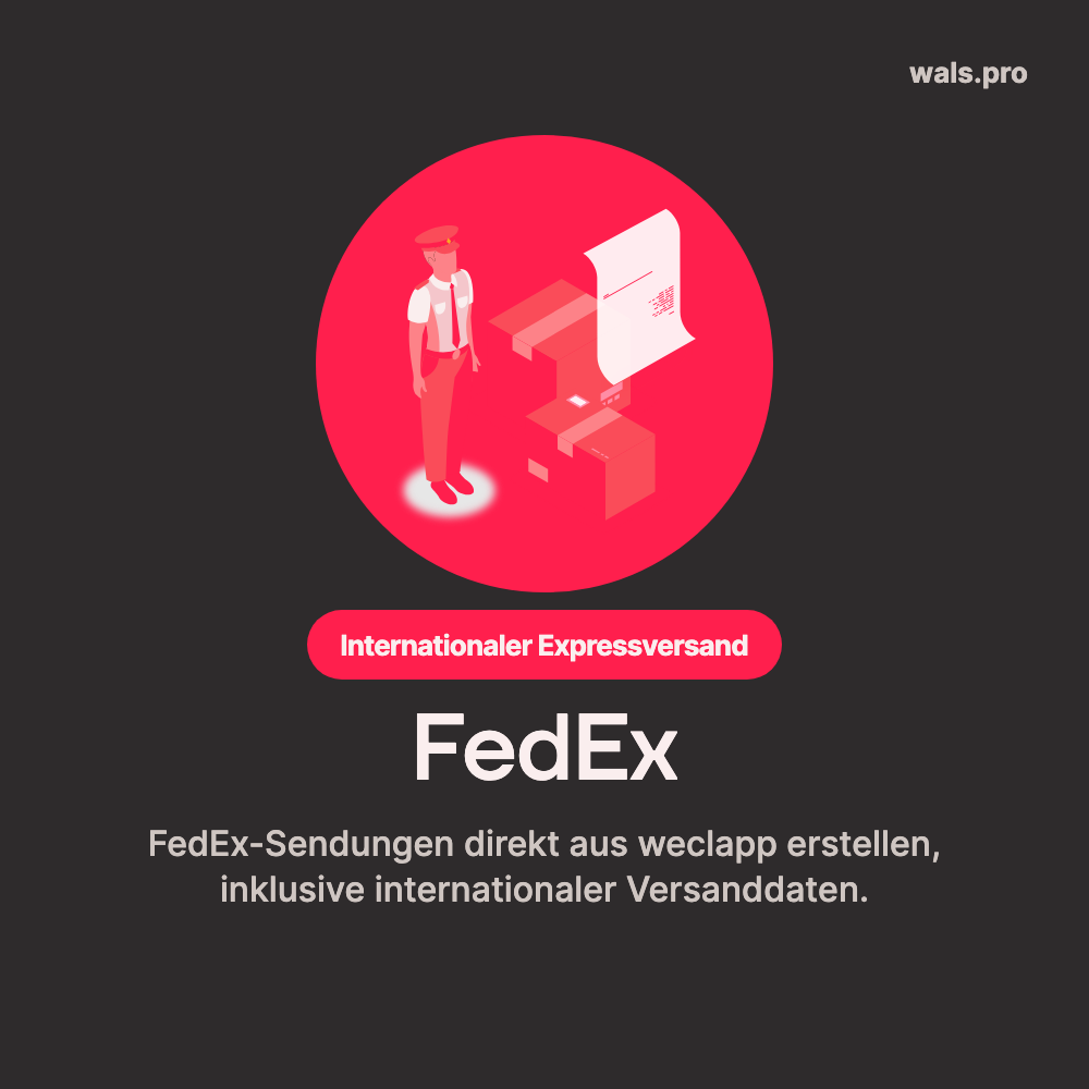 FedEx mit Fulfillment 4 weclapp
