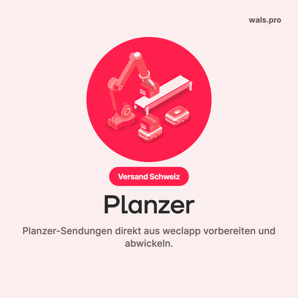 Planzer mit Fulfillment 4 weclapp